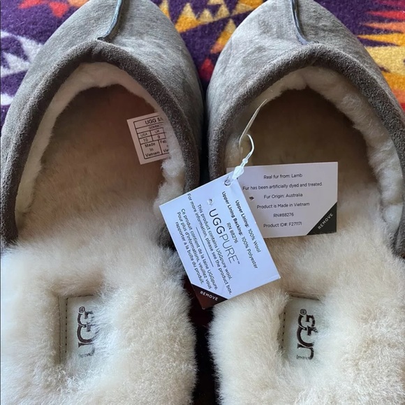 UGG Australia SCUFF SLIPPERS Sheepskin - Picture 2 of 4